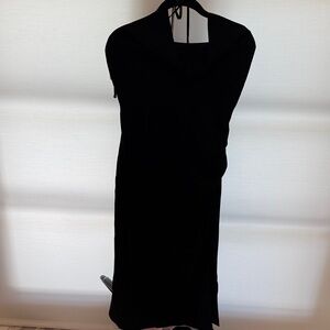 Babaton Black Backless Dress